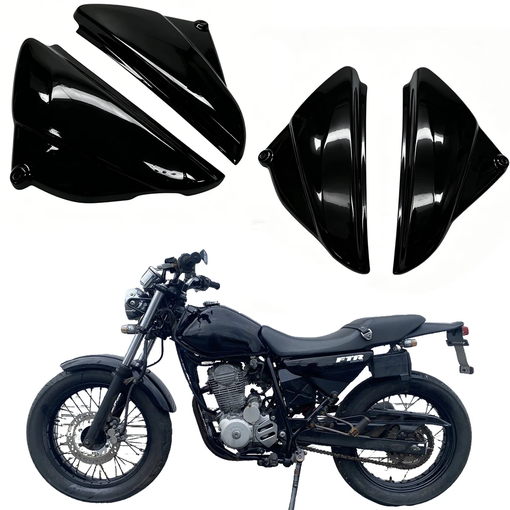 

Motorcycle Side Fairing Panel Cowl Gloss Black For Honda FTR223 FTR 223 MC34 Left Right Side Covers