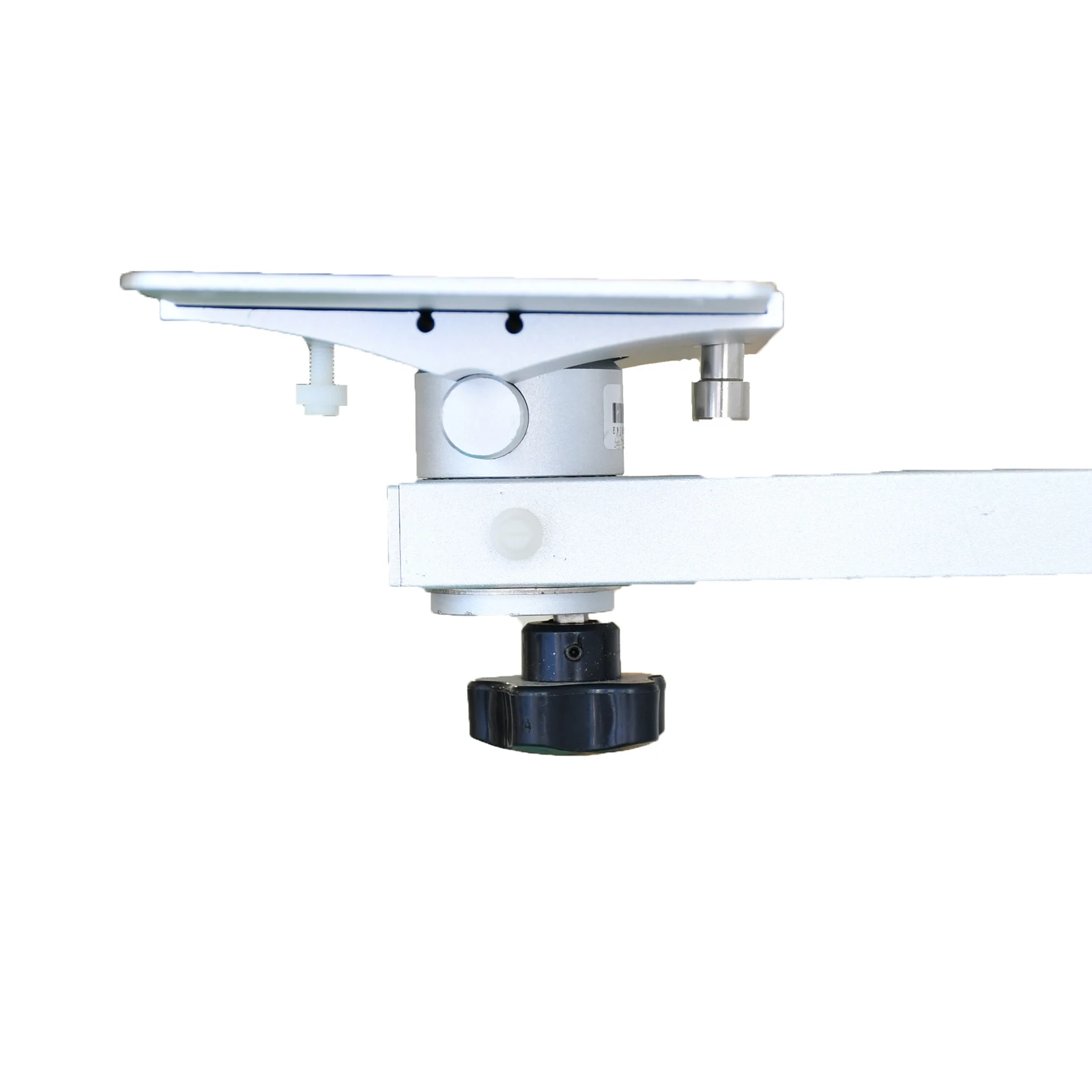 Aluminum Alloy Swivel Wall Mount Bracket, Device Monitor Stand with Storage Basket, Wall Mount Bracket for Patient Monitor