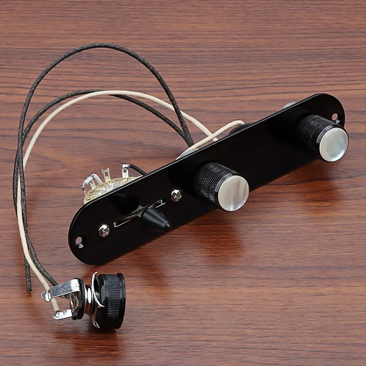 

Полностью укомплектованная панель управления ABXI, предварительно подключенная 3-позиционная панель управления с проводкой для электрогитары Telecaster (черная)