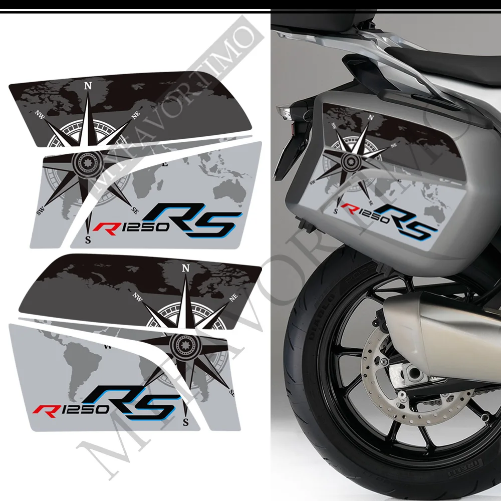 2018 2019 2020 2021 2022 Motorcycle Stickers Decals Trunk Luggage Panniers Cases Emblem Logo For BMW R1250RS R 1250 RS R1250