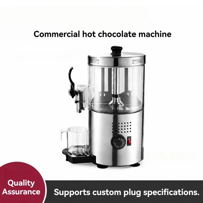 5L Automatic Stirring Hot Chocolate Dispenser, Electric Hot Drink Machine For Cocoa, Milk And Hot Beverage Heating Commercial Ca
