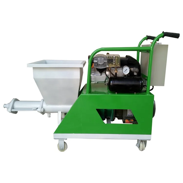 

High efficiency cement plaster sand mortar spraying machine