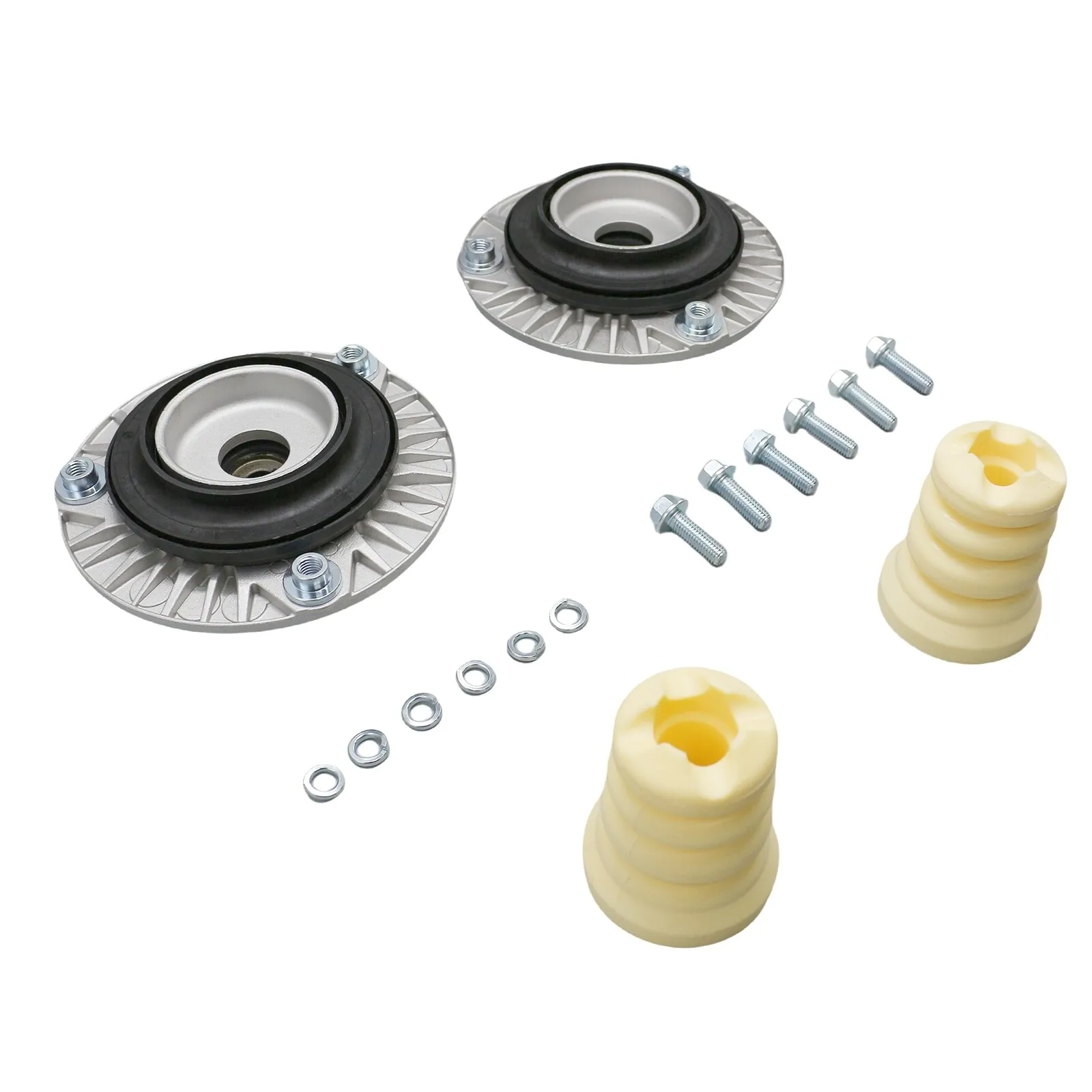 

ZOOMKEY Fit for BMW F20 F22 F34 F32 F36 Set of 4 Front L/R Strut Mount Strut Bump Stop Kit