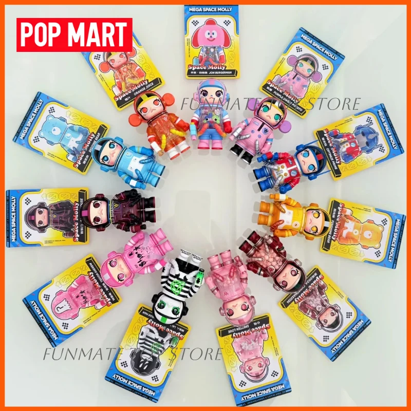 

Original POP MART Authentic Mega Space Molly 100% Series 4 Blind Box Original Toys Doll Cute Figure Desktop Ornaments Decor Toy