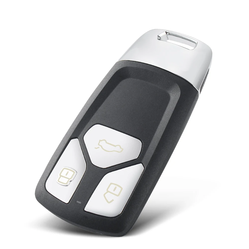KEYYOU 1PCS NEUE 3/4 Tasten Auto Schlüssel Fall für Audi A4 B9 A5 A6 8S 8W Q5 Q7 4M S5 S7 TT Auto Fernbedienung Schlüssel Shell Auto Schlüssel Fall