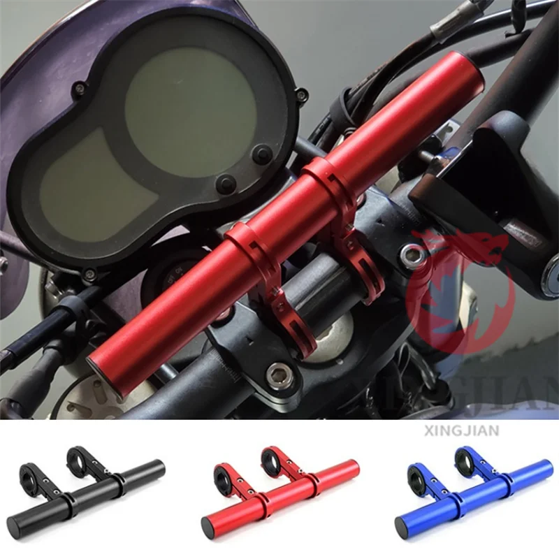 

Universal 22-33mm Motorcycle Handlebar Accessory Mounts For HONDA SYM KYMCO CFMOTO Phone Stand Spotlight DVR Support Accessories