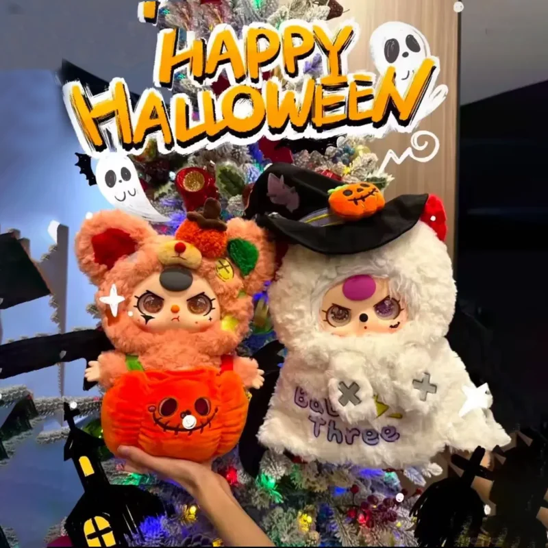 

Детская трехлетняя плюшевая кукла на Хэллоуин, каваи, аниме, игрушка-персонаж, мягкий хлопок, местный склад, моющийся компаньон перед сном, идеальный подарок