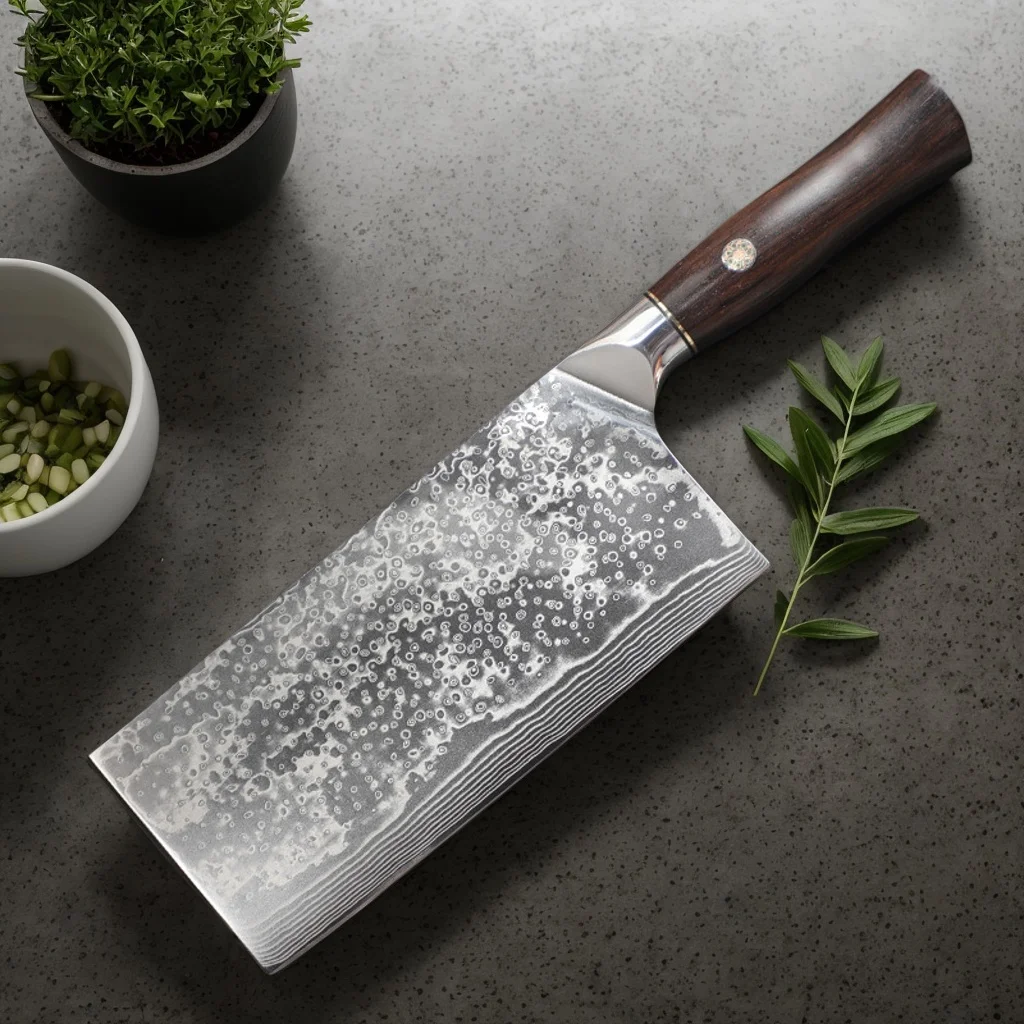 

7.5 Inch Chinese Chef Knife 67-layers Damascus Steel VG-10 Blade Ebony Handle Cleaver Meat Slicing Vegetables Kitchen Knives