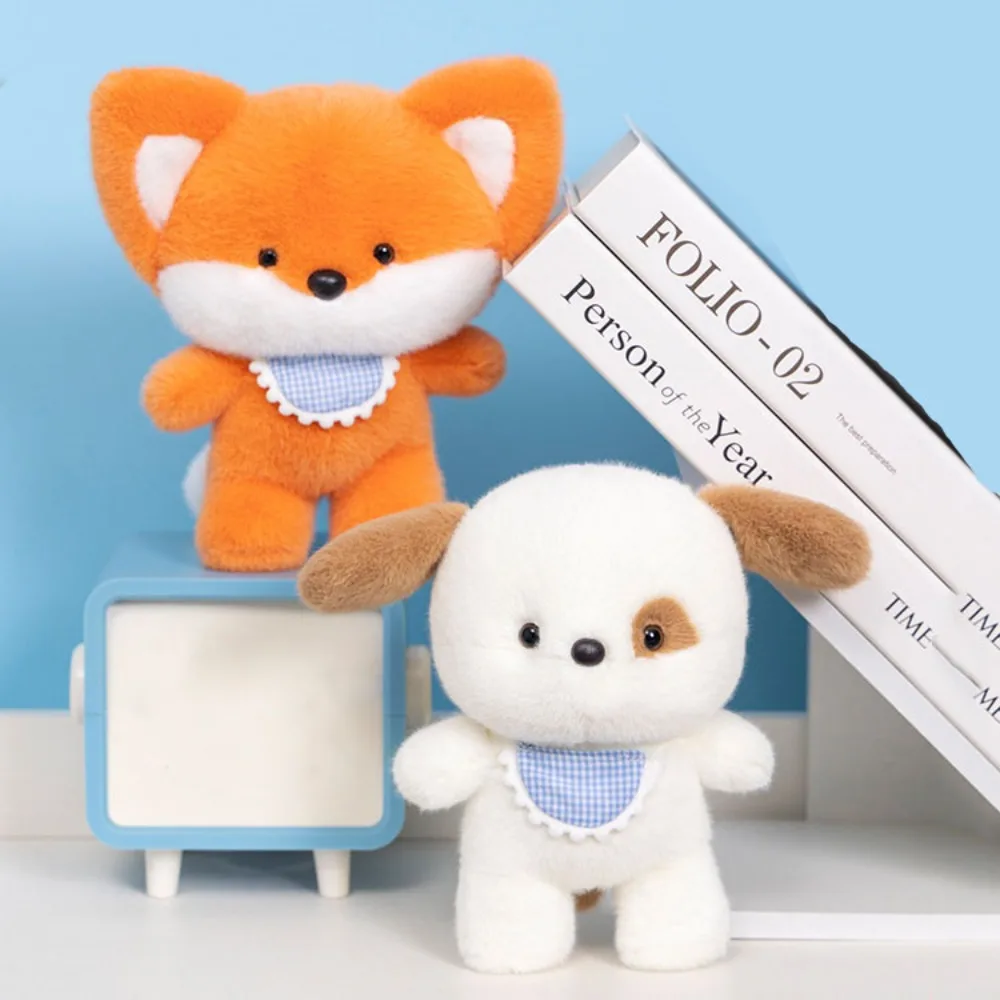 دمى مرافقة لينة الدب الصغير الحيوانات الأليفة الكرتون الحيوان دمية على شكل حيوان لطيف الكلب دمية دب هدايا العيد