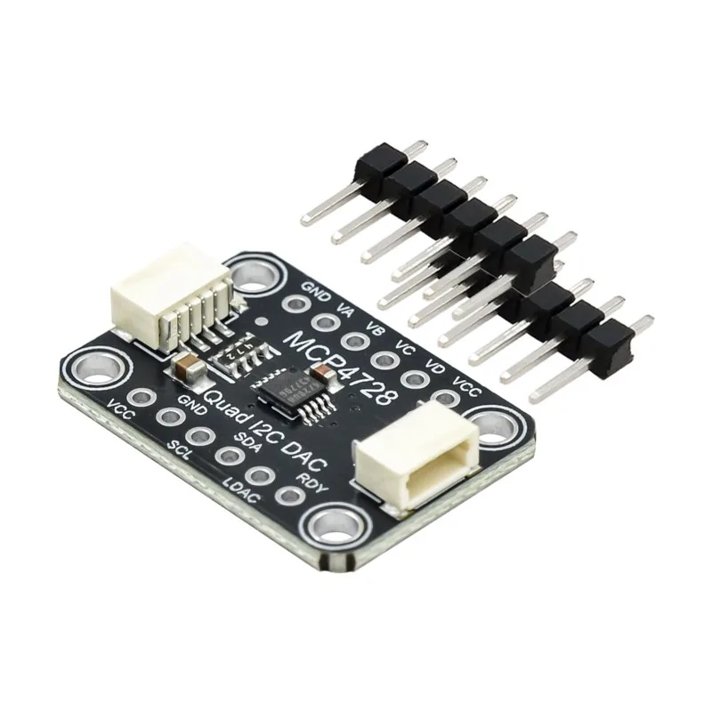 MCP4728 Quad DAC outputs with EEPROM module compatible with STEMMA QT Qwiic