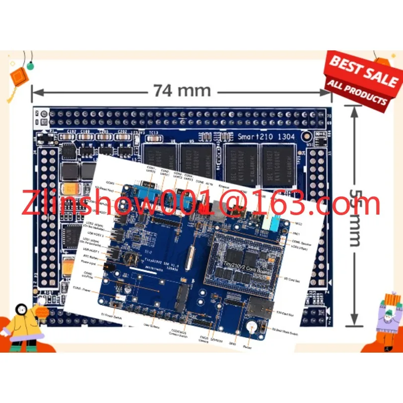 Smart210 development board 7 inch capacitive screen/Tiny210V2/wince/linux system