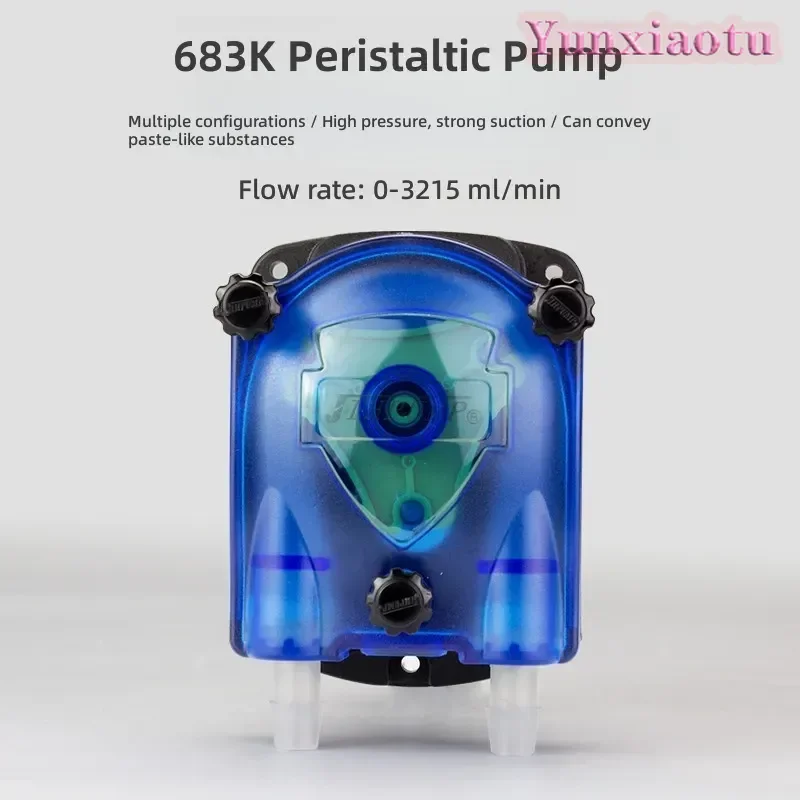 683K Peristaltic Pump Small Laboratory Large Flow Filling Industrial Constant Flow Self Priming Pump 24V