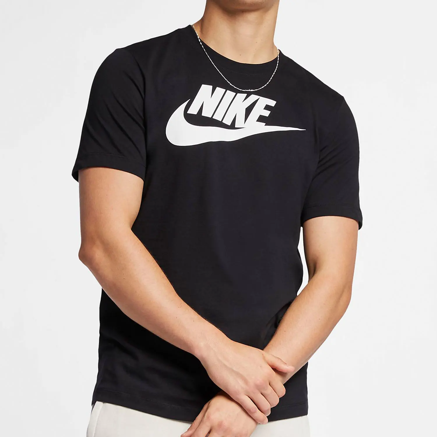 

Официальная мужская модная футболка Nike с круглым вырезом и короткими рукавами AR5005-010
