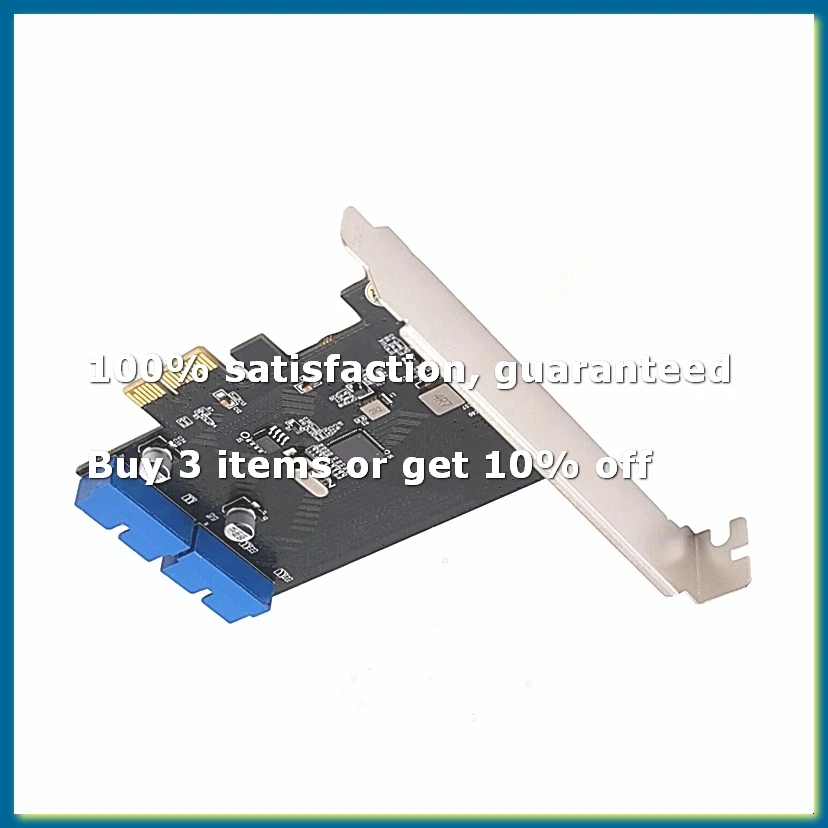 ●PCI Express USB 3.0 19 Pin Expansion Card PCIE 1X To 2 Ports USB