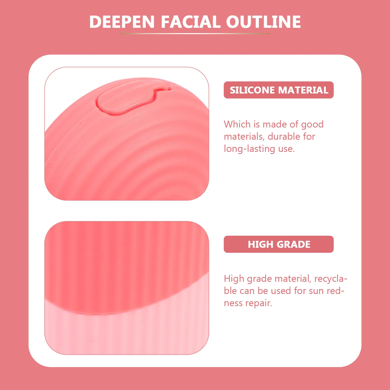 Ice Facial Roller Silicone Face Massager Reusable Skin Care Tool For Face Eye Massage At Home Travel Skincare Beauty