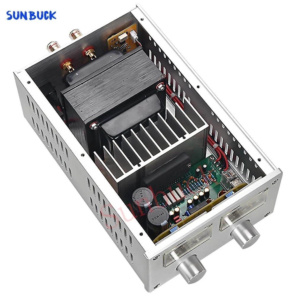 Sunbuck LM3886 JVC 8007 Power Amplifier Bluetooth 5.0 HIFI 100W 2.0 channel Amplifier Audio