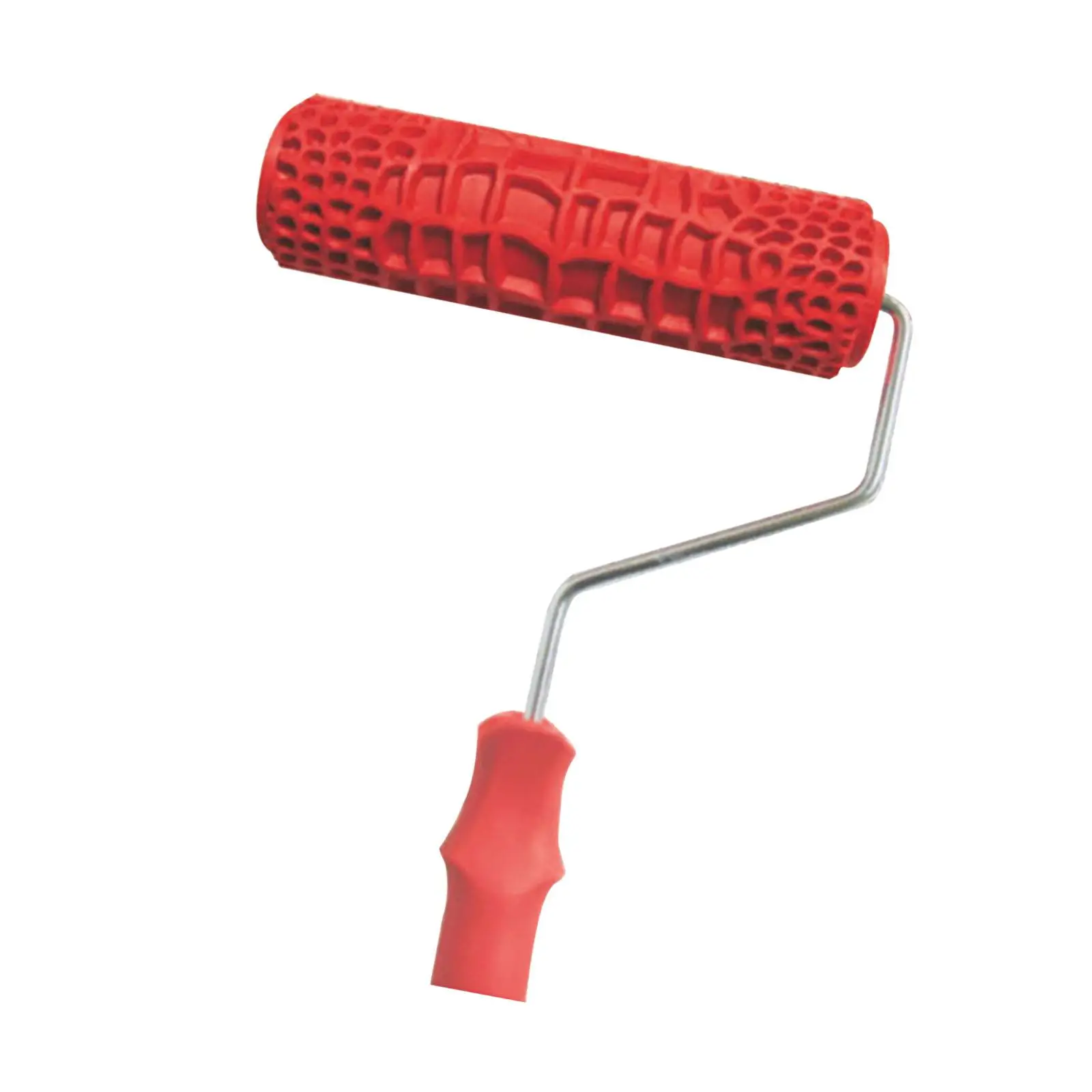 Embossing Painting Roller Rubber Flower Pattern Decorator Brush for Artistic Texture Paint Walls