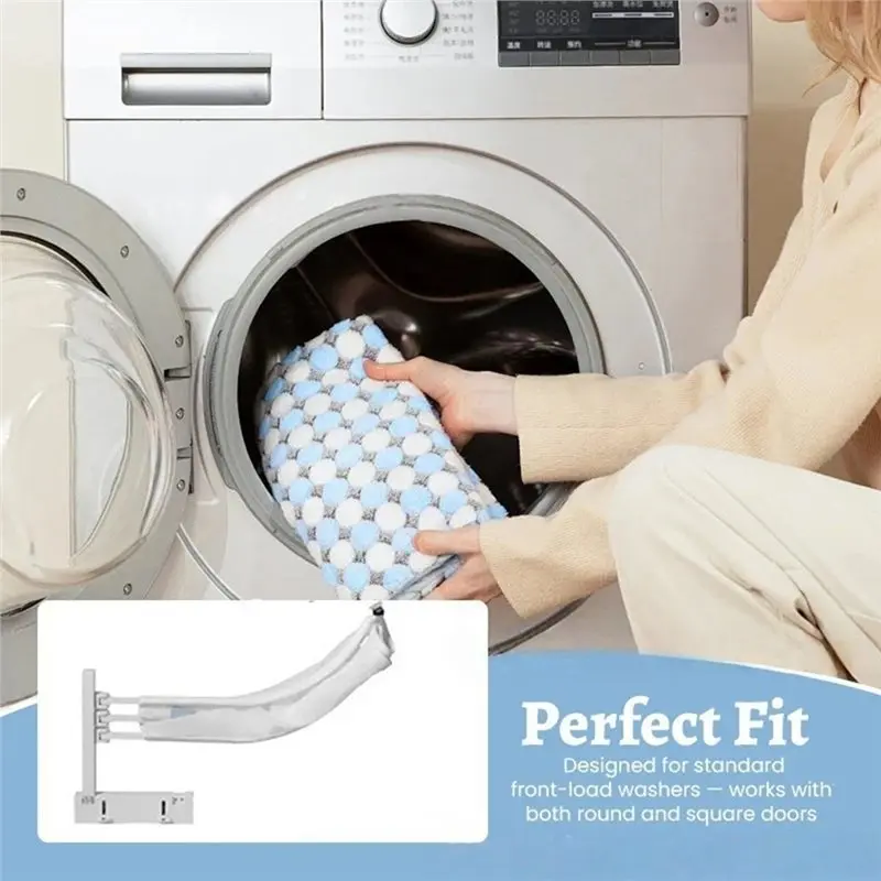 SOFT-Washing Machine Collection Net Front Load Laundry Catcher Washing Machine Guard Net