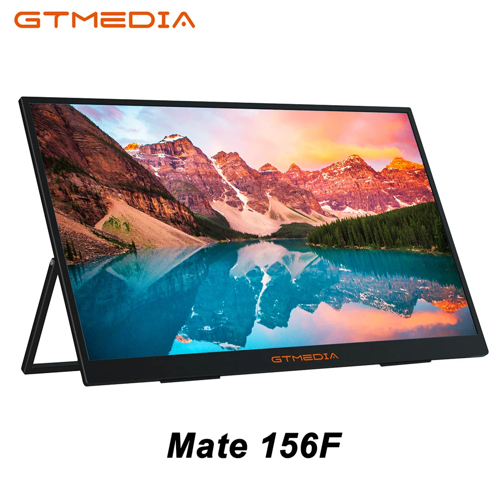 

GTMEDIA Mate 156F Portable Monitor 15.6 FHD IPS 1920*1080(1080P) USB Type C Travel Display For Laptop,Phone,Xbox,Switch And PS4