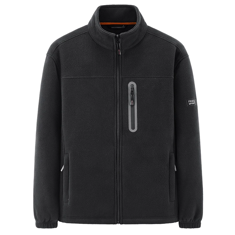 Chaquetas de lana Polar Softshell de invierno para hombre, Parkas tácticas militares con cremallera completa para exteriores, senderismo de montaña,