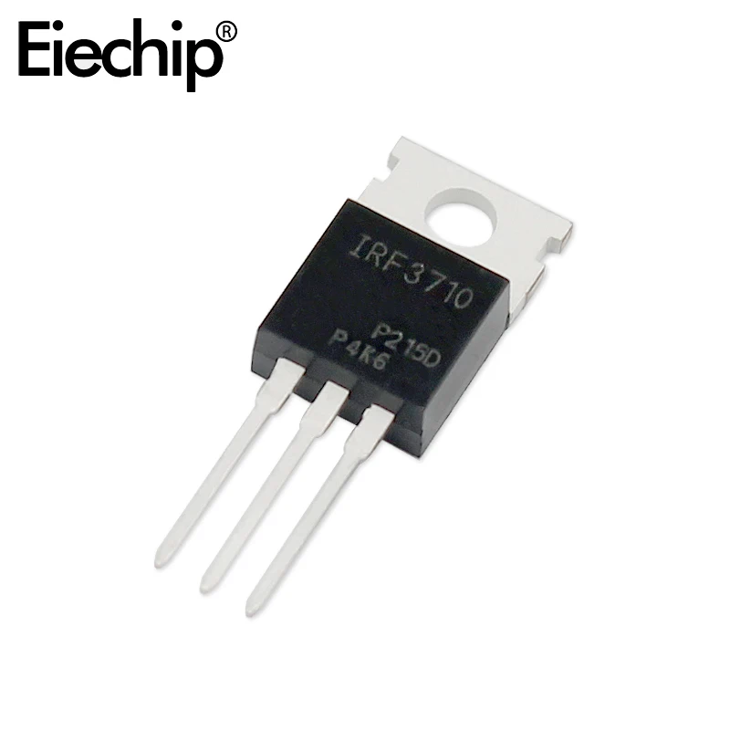 5pcs IRF3710 Transistor 3710 IRF3710PBF IC TO220 MOSFET FETs 100V 57A TO-220 Field Effect Transistors Set Electronic Component