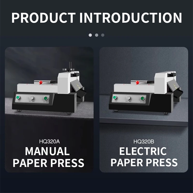 Automatic paper cutter Desktop electric book cutter Heavy duty cutting machine Bid document book photo business card