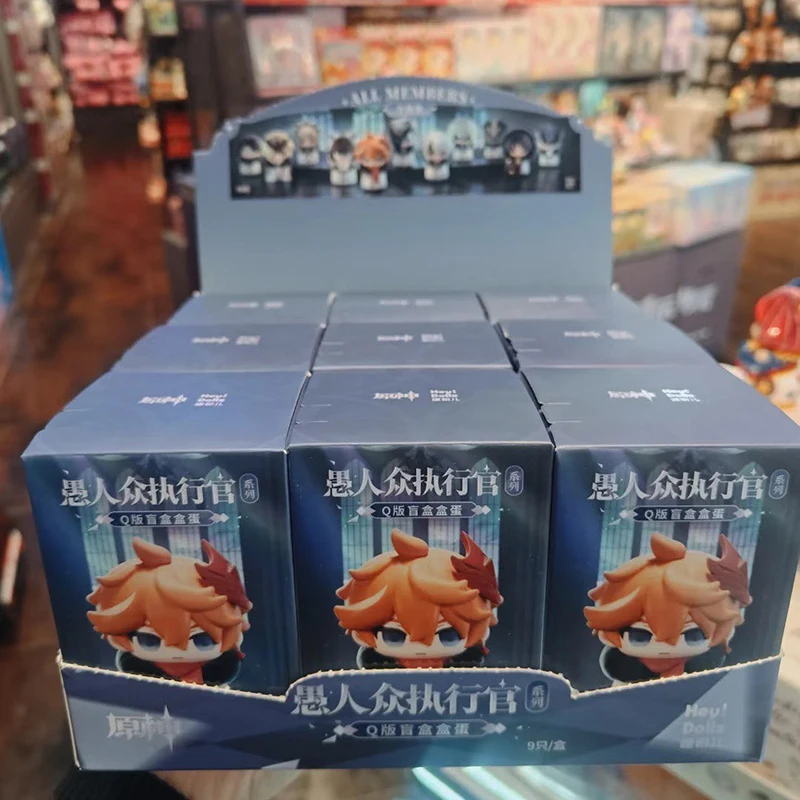 Mihoyo Suplay Genshin Fatui Harbinger Blind Box Anime Figur Sammlerstück Mystery Geschenk Ornament Trendige Spielzeuge & Hobbys