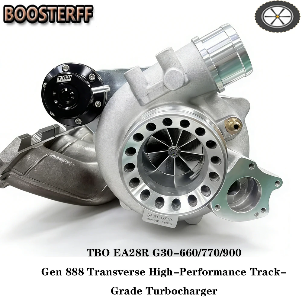 TBO GEN2 EA888 0.64AR 600/700/750 HP Transverse High-Performance Track-Grade Turbocharger with Anti-Surge Technology