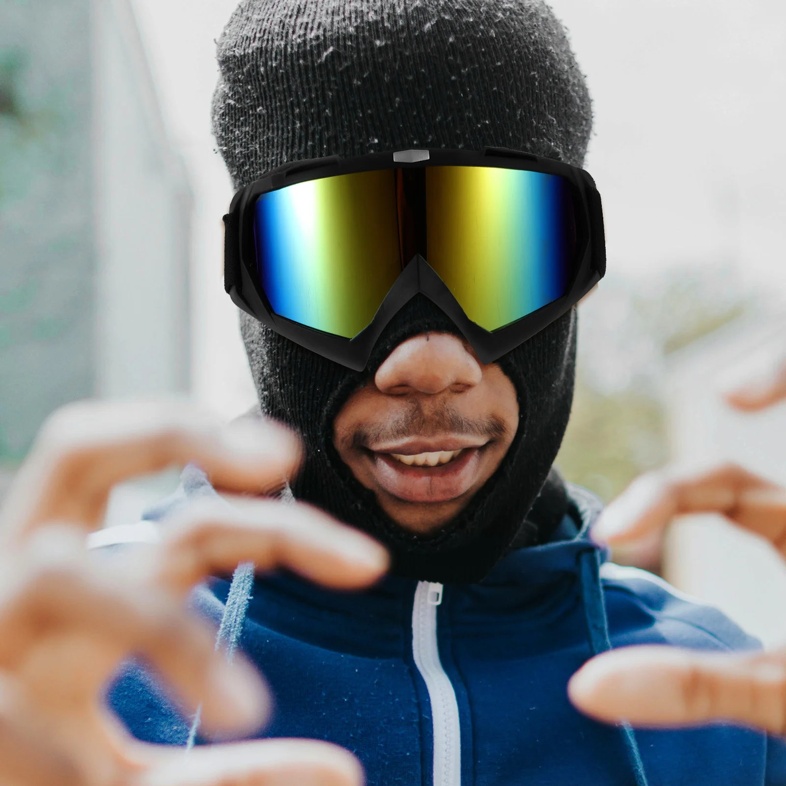 

Windproof Motorcycle Goggle For Outdoor Sports Cycling Skiing Enhanced Protection Lightweight Comfortable Design Trendy