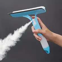 Limpiador de Vidrios Multifuncional para el Hogar con Rociador de Agua, Raspador de Vidrios 3 en 1, Raspador de Ventanas