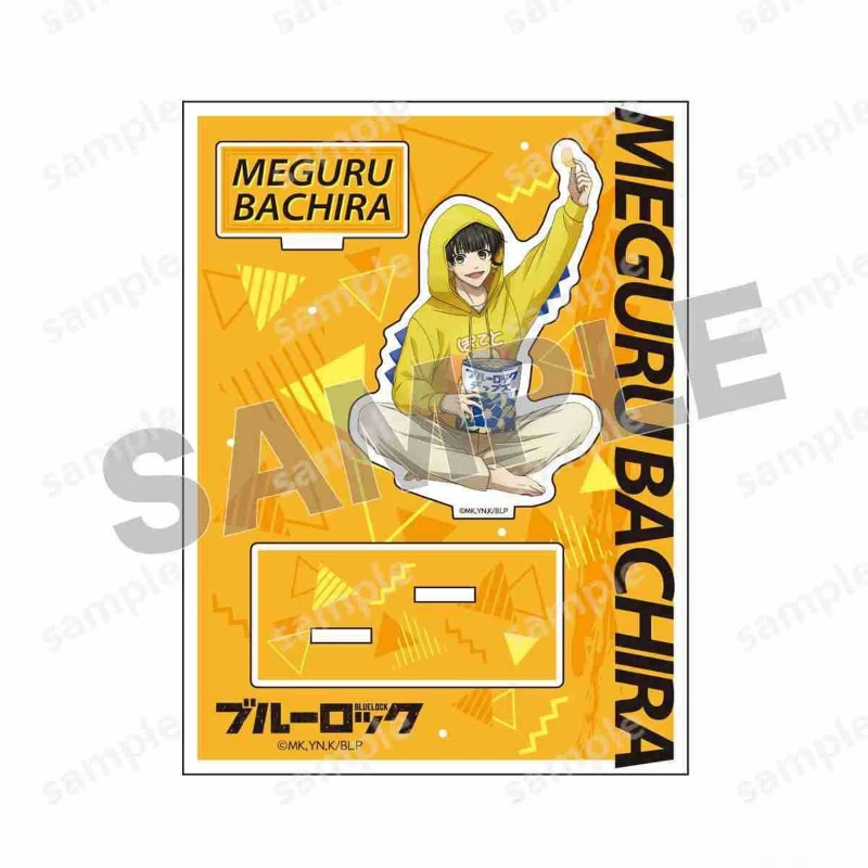 Pyjama debout signe bleu serrure Anime et Manga périphériques Bachira Meguru ruche panneau arrière Statue Ecorations cadeaux pour amis