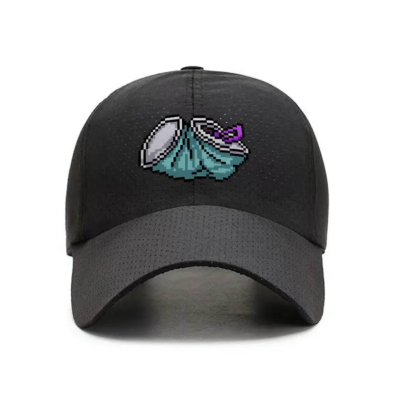 Pixel Art Sneakers Quick Dry Baseball Cap Breathable Lightweight Adjustable Sports Hat