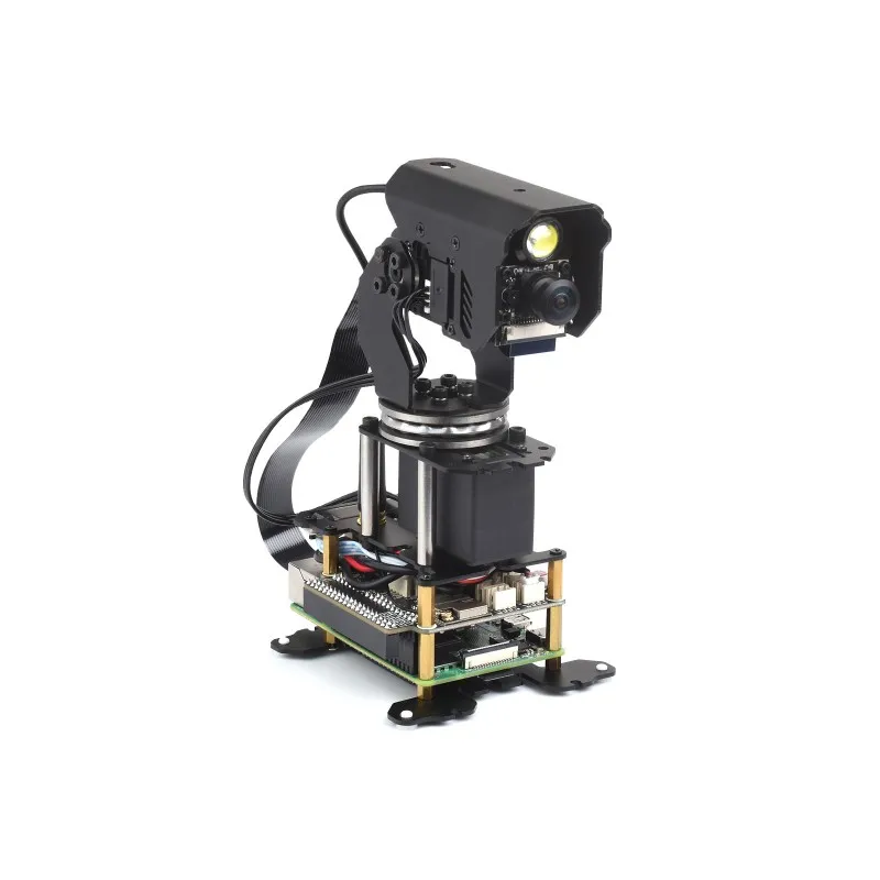 Waveshare 360° Omnidirectional High-Torque 2-Axis Expandable Pan-Tilt Camera Module,Driven By Serial Bus Servos,Based On Genera