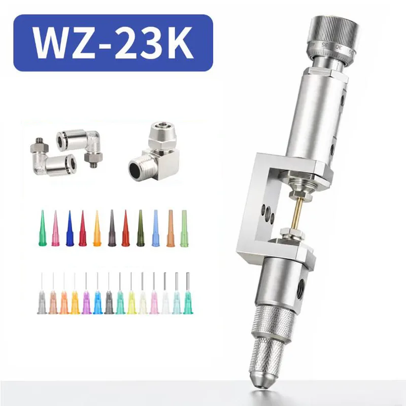 WZ-23K High Precision Stainless Steel Suck Back Single Component Needle Dispensing Valve Adjustable for Silicone