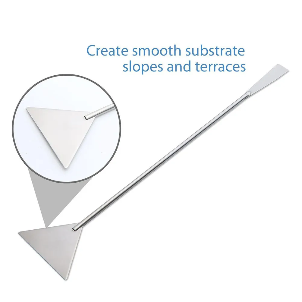 

Набор для акваскейпинга 5 в 1: инструменты из нержавеющей стали для аквариумных растений (пинцет, ножницы, лопатка)