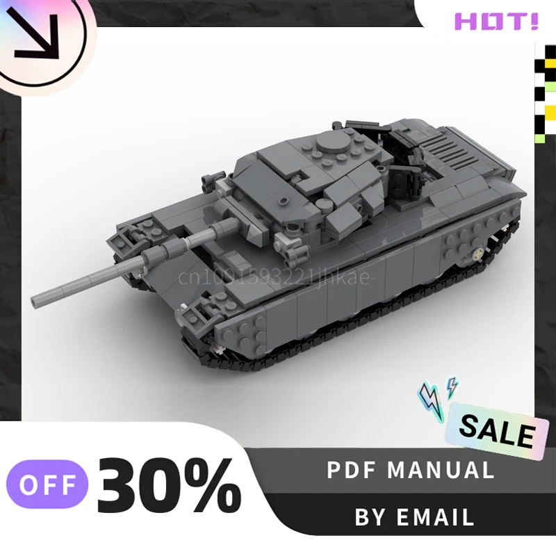 

[508PCS] Customized MOC Centurion Tank Creative Building Blocks Set STEM Educational Toys Construction Model Kit Birthday Gifts