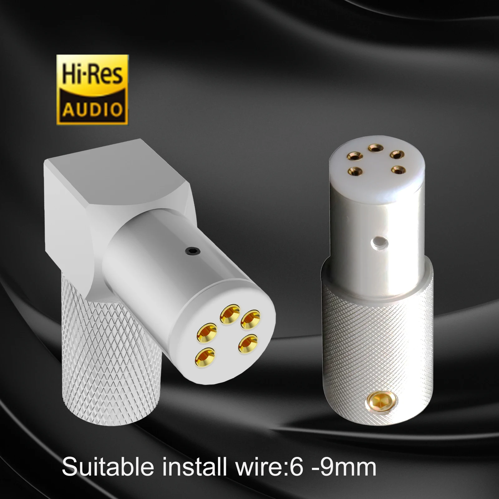 5pin DIN التوصيل 24k مطلية بالذهب الفينيل LP فونو القرص الدوار مسجل ل أمبير الصوت إشارة كابلات الموصلات LP القرص الدوار مسجل فيني