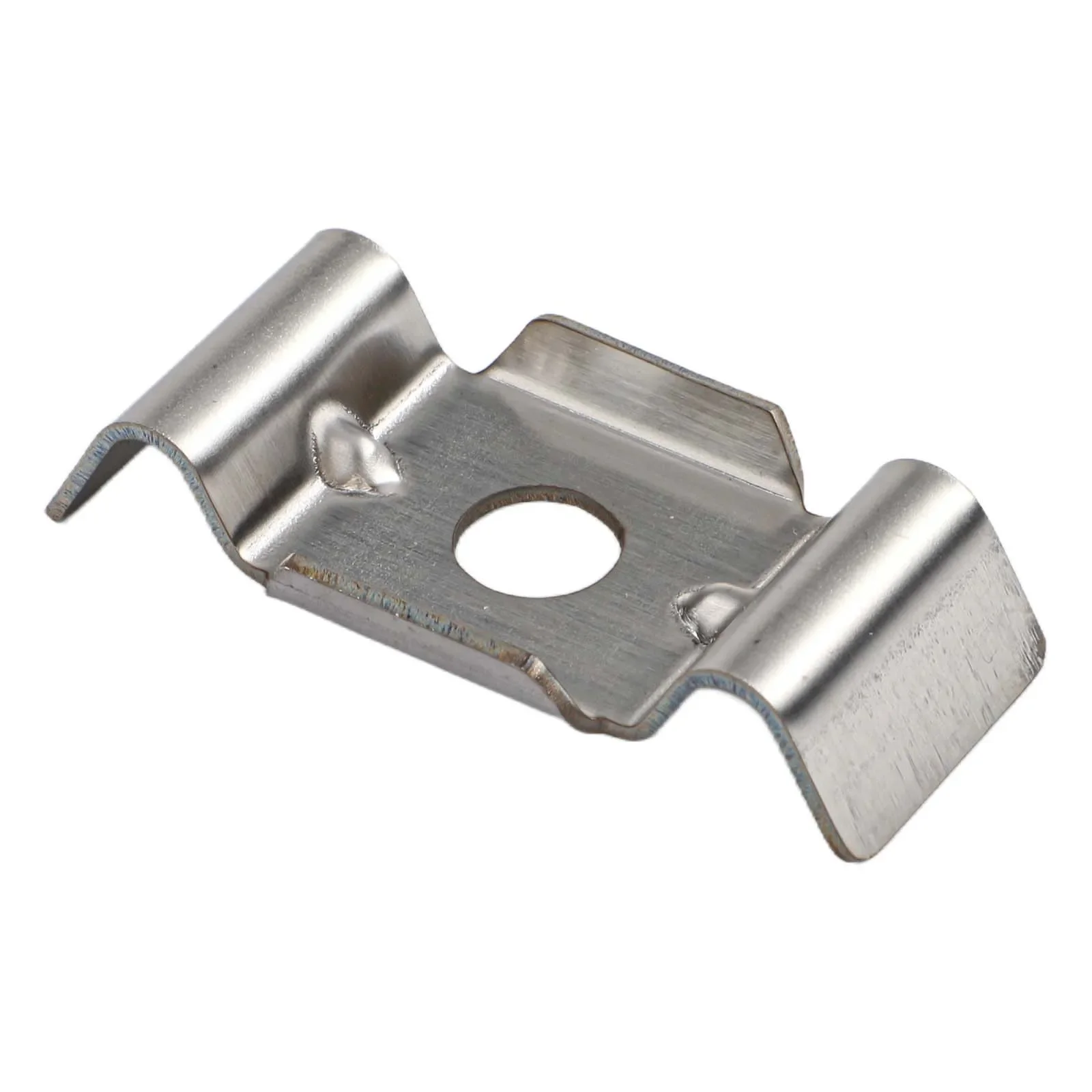 Pole Pad Fixing Part Double Pole Fence Bracket Long-lasting Performance Reinforced Beads Design Fencing Project