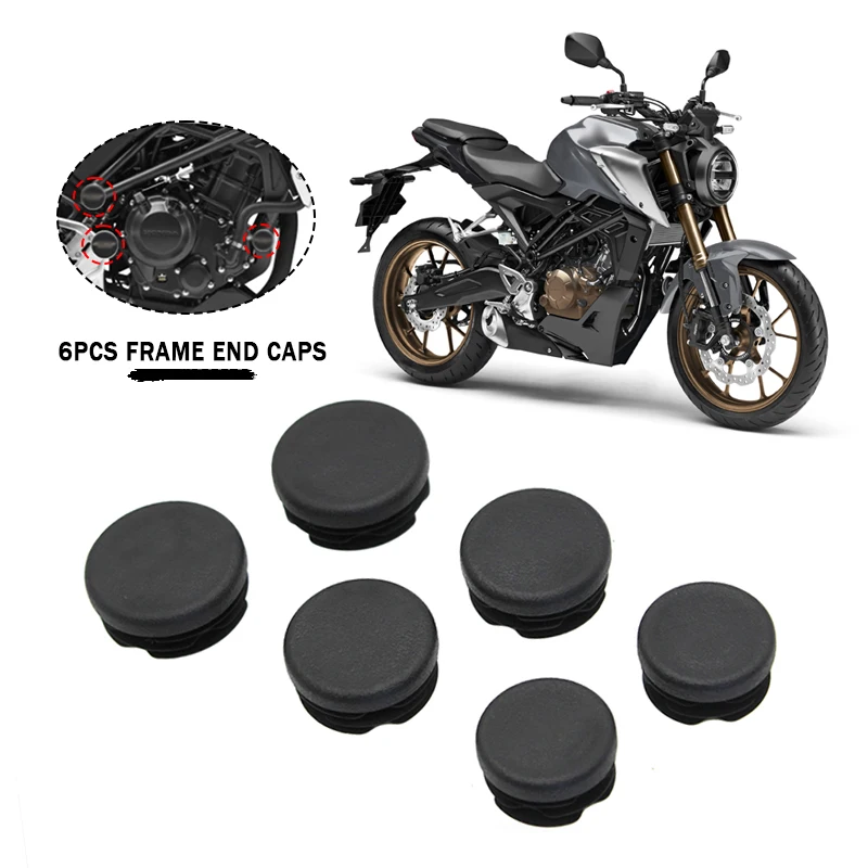 

CB125 R Frame Hole Cover Caps Plug Decorative Frame Cap Set For Honda CB 125R CB250R CB300R CB150R CB 250R 300R 150R Motorcycle