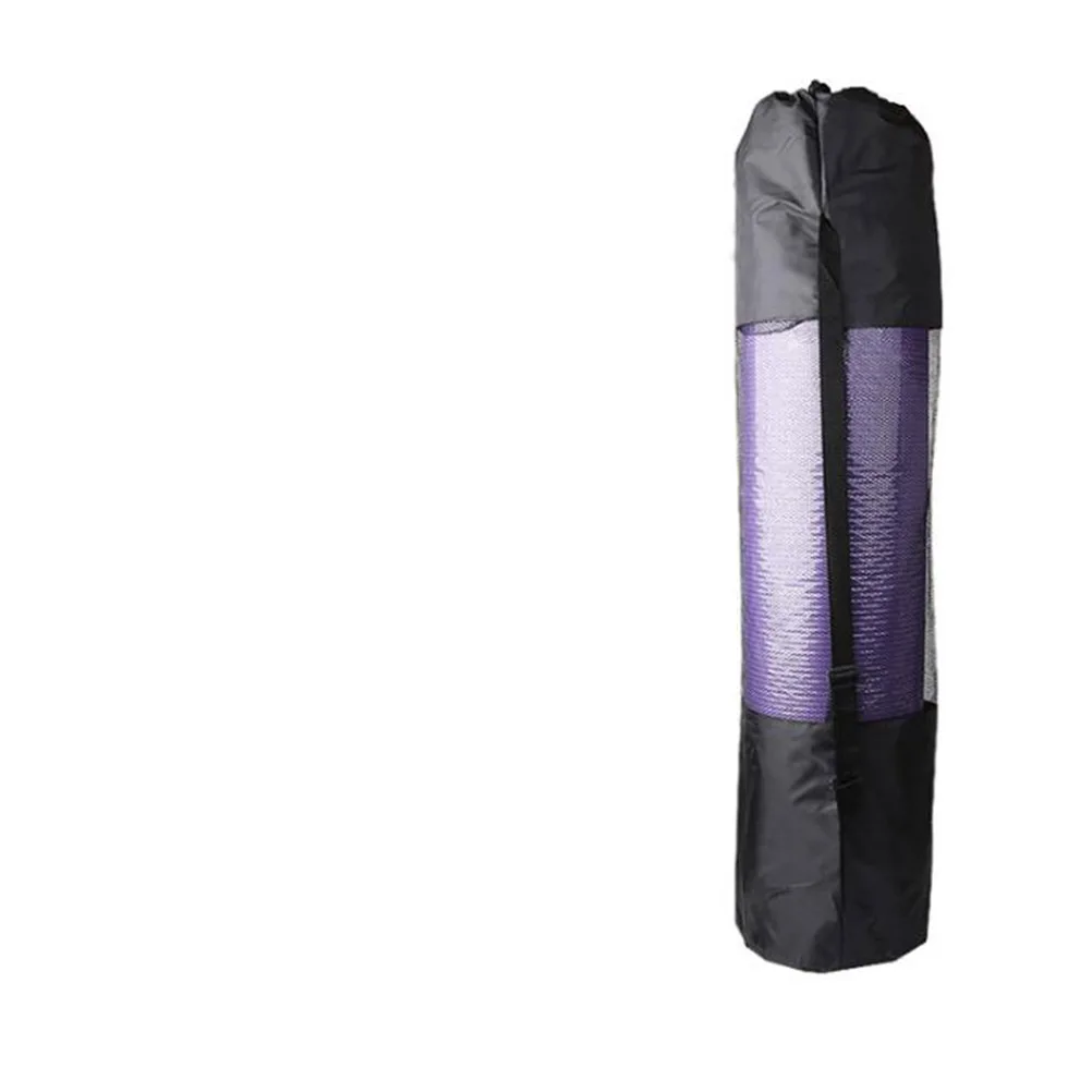 

4 Pcs Yoga Mesh Design Drawstring Closure Ventilated Carry Sling Shoulder Strap 0 6cm Thickness Mat Carrier Transport