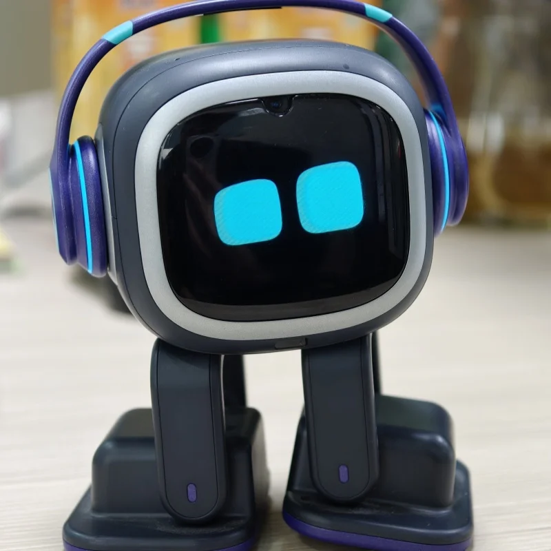 AI Emotional EMO Robot Companion Interactive Automation, Voice Control, Mood Recognition, Wireless Charging, Expressive Face