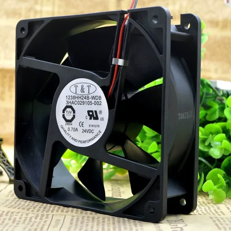 Cooling Fan for Taiwan TT 1238HH24B-WDB ABB Robot Controller 3HAC029105-002
