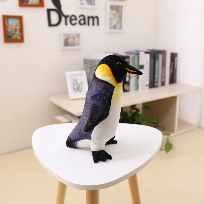 25-55cm Simulation Cute Standing Penguin Family Plush Toy Reallife Antarctic Marine Animal Stuffed Dolls Birthday Gifts