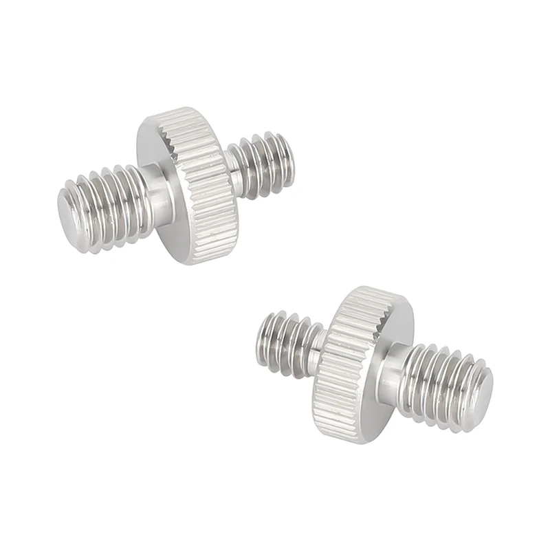 CAMVATE-كاميرا برغي حزمة ، M8 ذكر إلى 1/4 "، مزدوج نهاية الموضوع محول ، الفولاذ المقاوم للصدأ للكاميرا تلاعب ، ترايبود جبل ، 2 قطعة ، 5 قطعة