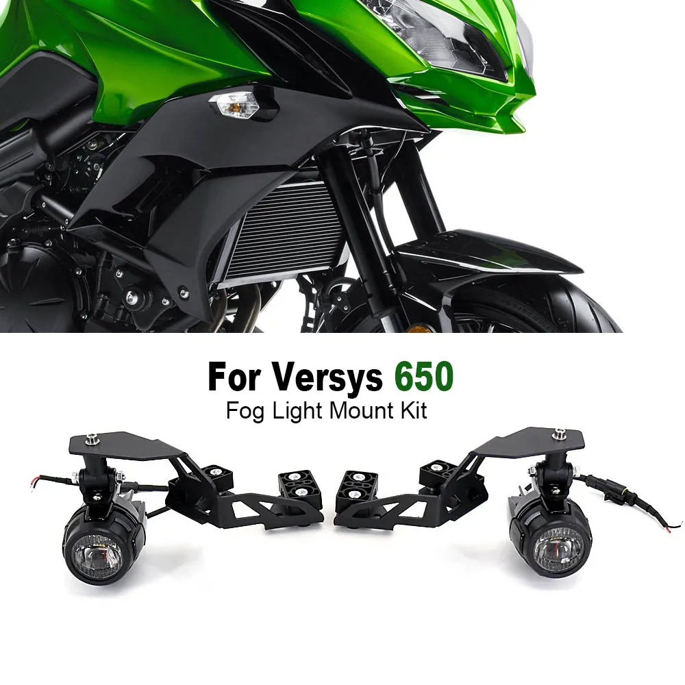

For Kawasaki VERSYS Versys 650 Versys650 Motorcycle Fog Lamp Auxiliary Light Bracket Fog Lamp Driving Light Bracket Accessories