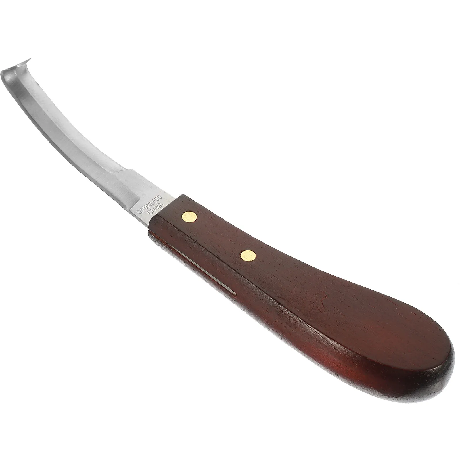 faca-para-cascos-resistente-ao-desgaste-com-lamina-de-aco-inoxidavel-e-cabo-de-madeira-faca-profissional-para-reparo-de-cascos-acessorio-para-uso-diario-e-poda-em-pastagens