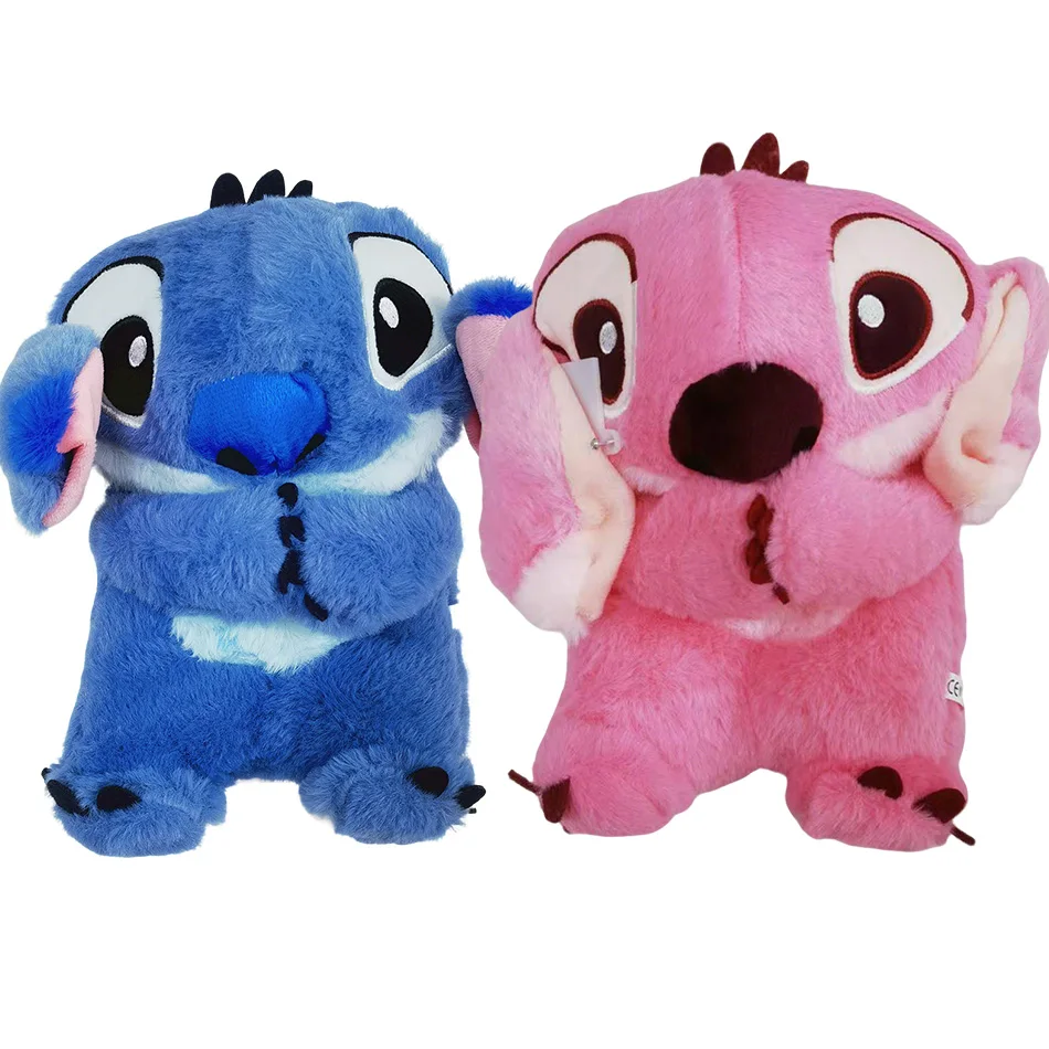 2026 Nuovo Disney Stitch Anime Peluche Bambola Con Illuminazione Musica Airbag Kawaii Placare Giocattolo Del Bambino Per Lenire Il Sonno Peluche Per I Bambini Regalo