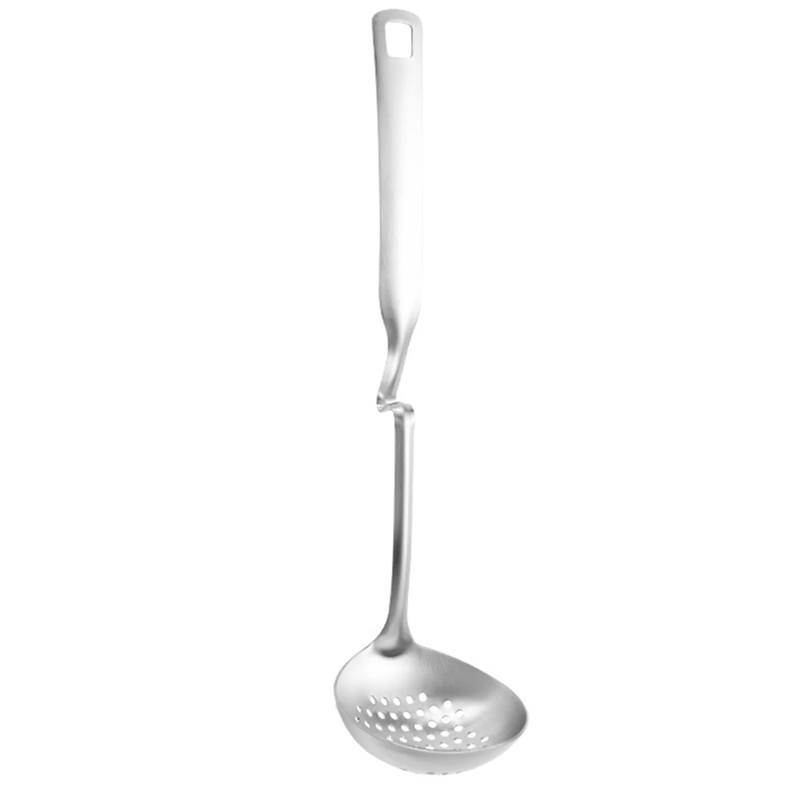 

Soup Ladle Stainless Steel Heat Resistance Ladle/Skimmer Strainer Ladle With Spout Cooking Utensils for Home Restaurant