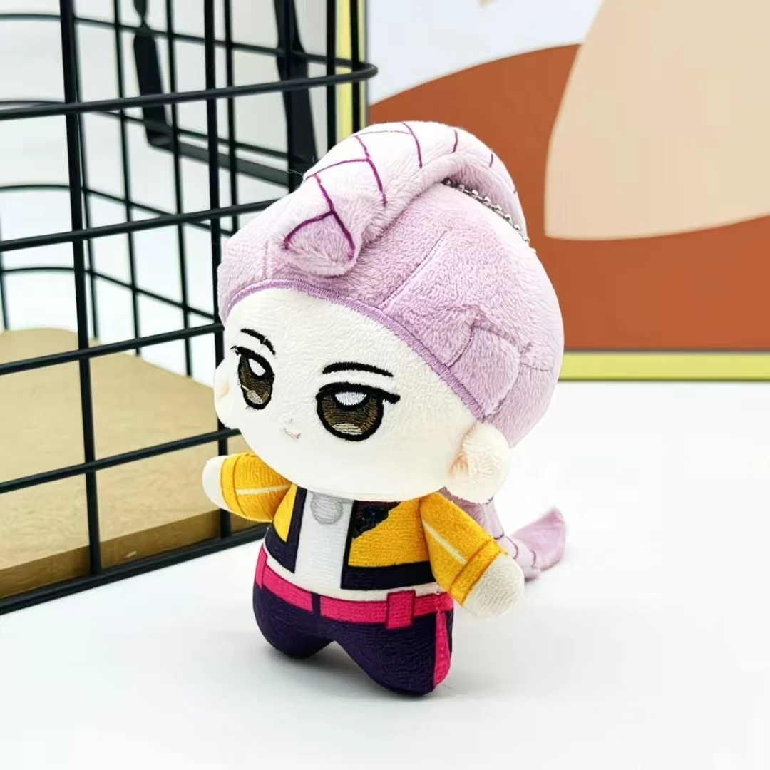 

Новый аниме KPOP охотники на демонов, мягкий плюшевый милый плюшевый брелок для ключей, мультяшные куклы, мягкая охотничья девушка, мягкая группа для фанатов kids2025