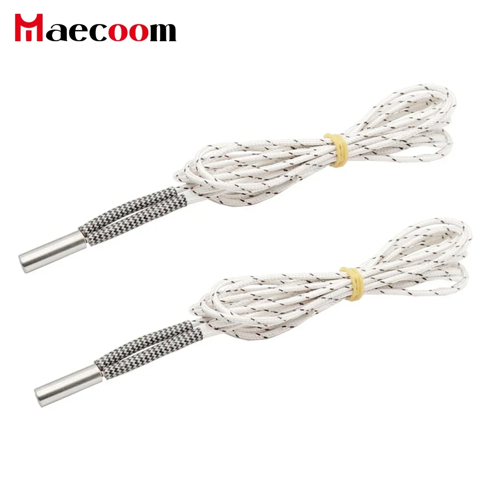 Maecoom หลอดความร้อน 6*20mm 12V 24V 50W เครื่องทําความร้อนเซรามิค 1M 2M Reprap & Mendel สําหรับ V6 J-head Extruder 3D เครื่องพิมพ์